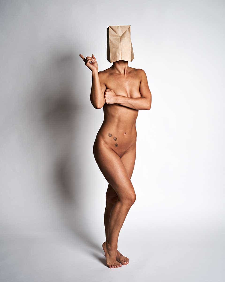 editorial photo Janina with bag attention editorial photo Janina with bag attention