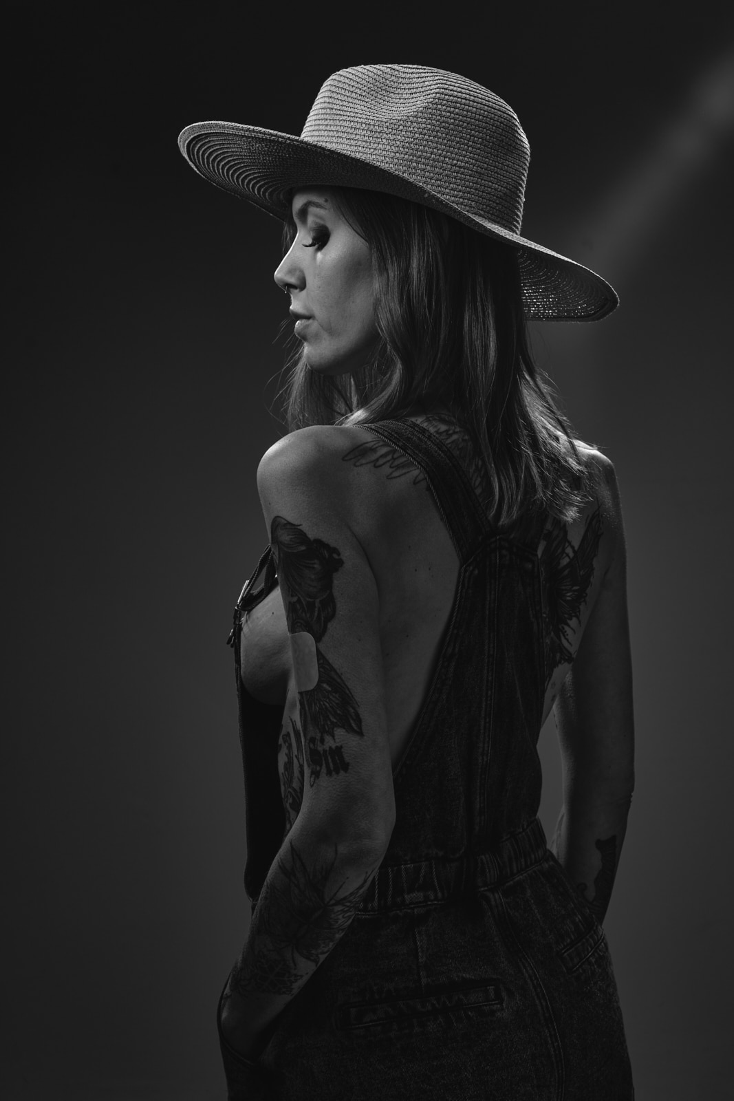 Tattoo artist redneck portrait Tattoo artist redneck portrait