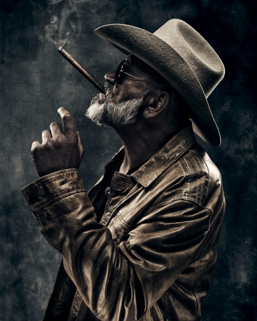 Texas Cigar Character Portrait