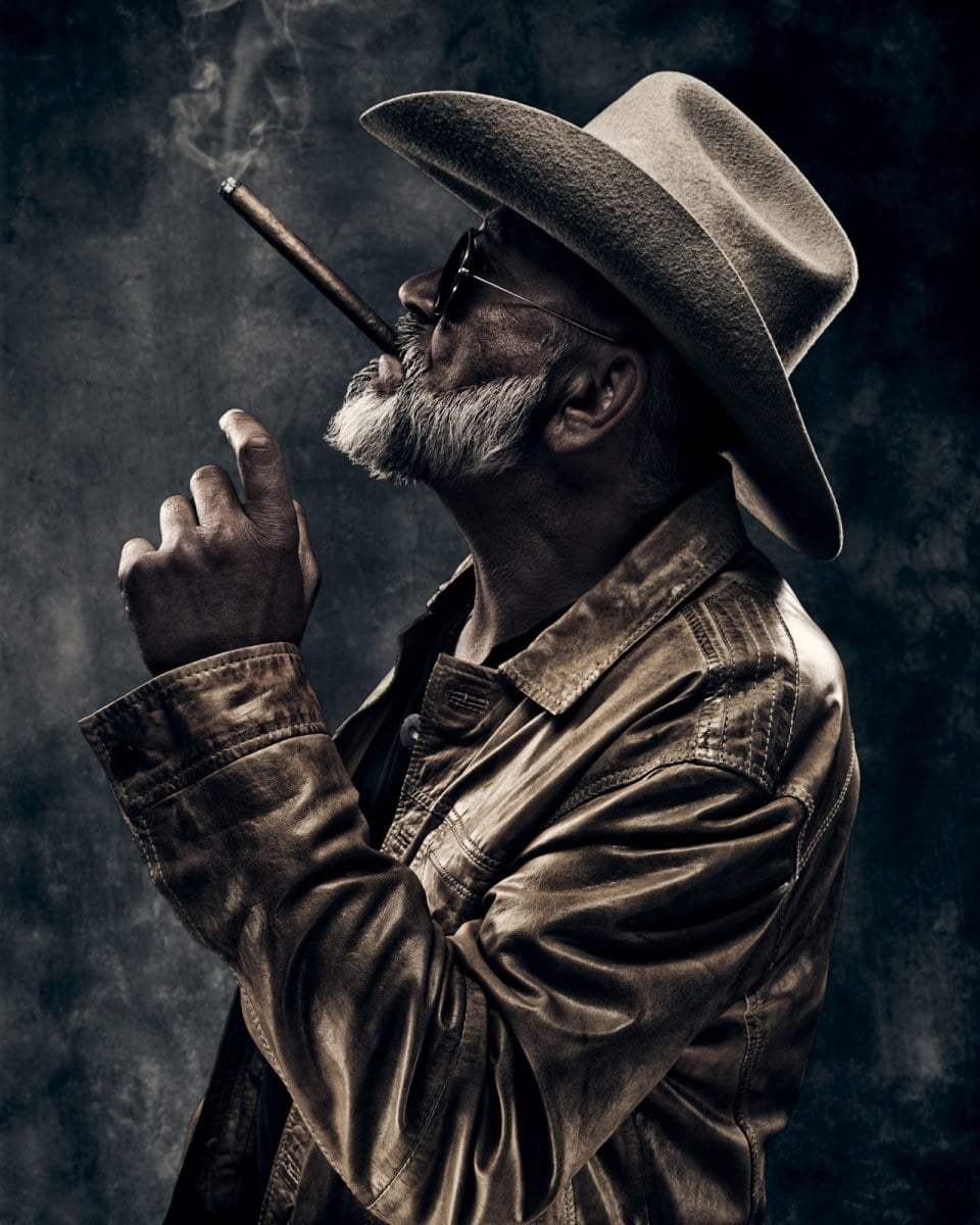 Texas Cigar Character Portrait Texas Cigar Character Portrait